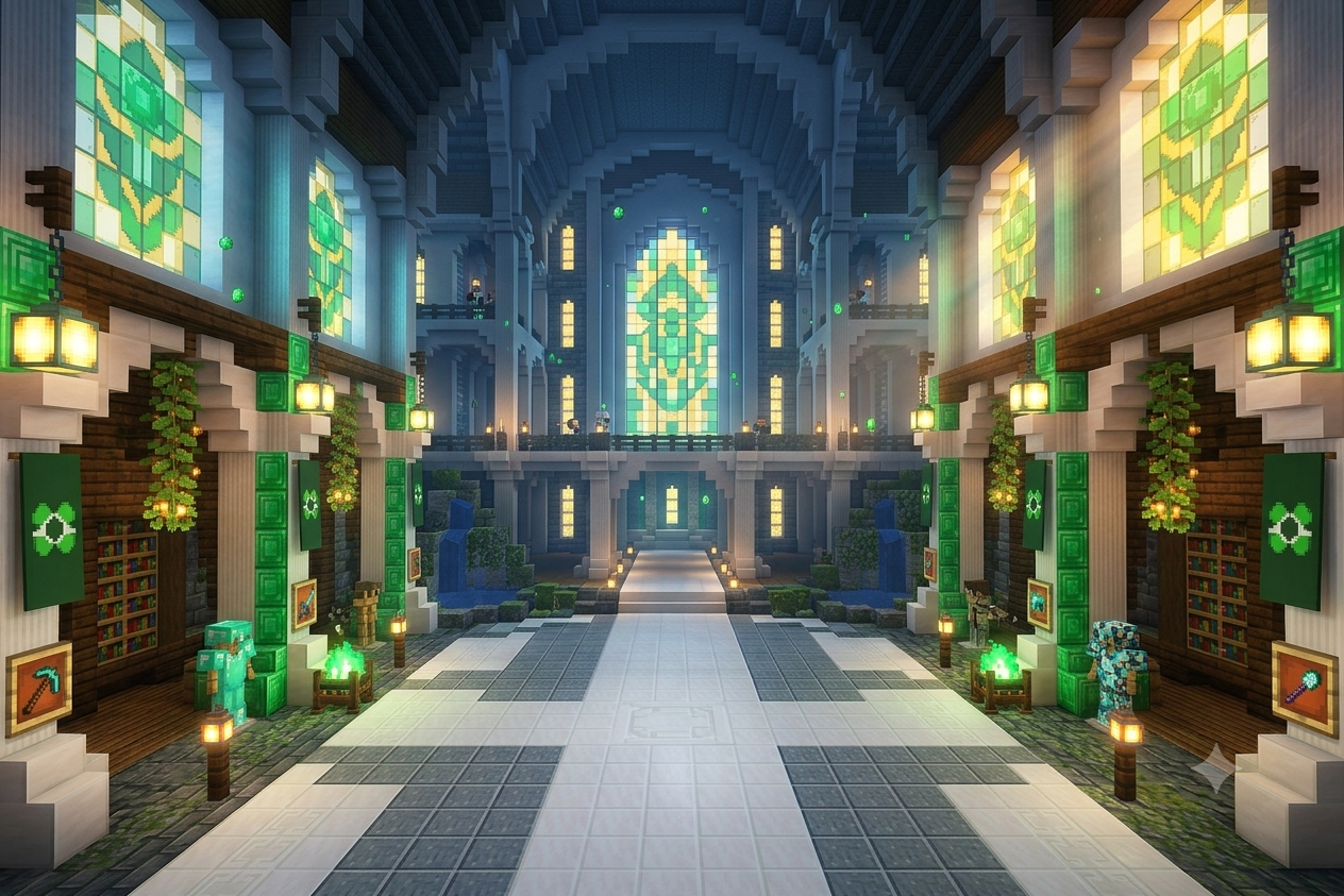 Minecraft landscape